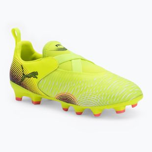 Încălțăminte de fotbal pentru copii PUMA Future 8 Match LL FG/AG yellow alert/ puma black/ sun struck