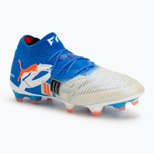 Încălțăminte de fotbal pentru bărbați  PUMA Future 8 Ultimate Forever FG white/ultra blue/feather gray/puma black/glowing red