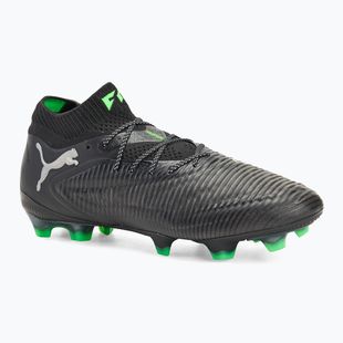 Încălțăminte de fotbal pentru bărbați PUMA Future 8 Ultimate FG puma black/cool light gray/fluo green