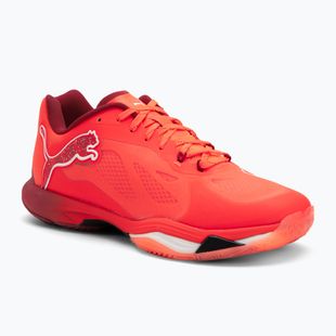 Încălțăminte de handbal PUMA Vantage Nitro glowing red / puma white / dark crimson / puma black