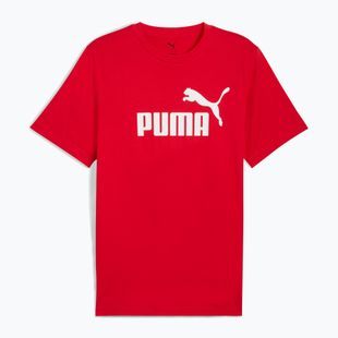Tricou pentru bărbați PUMA ESS No. 1 Logo Tee for all time red