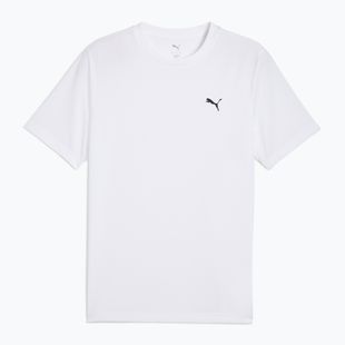 Tricou pentru bărbați  PUMA ESS Small Logo Poly Tee puma white