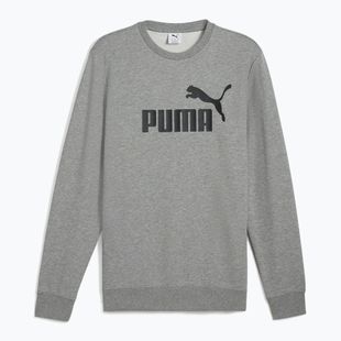 Bluză pentru bărbați PUMA ESS No. 1 Logo Crew TR medium gray heather