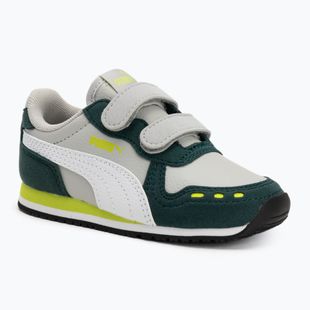 Încălțăminte pentru copii  PUMA Cabana Racer SL 20 V Inf coollightgray/pumawhite/darkmyrtle/limesmash