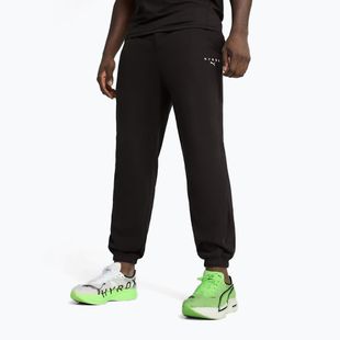 Pantaloni bărbați PUMA x HYROX Fleece negri