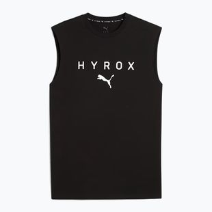 Tricou de antrenament pentru bărbați PUMA x HYROX Cutoff Tank negru