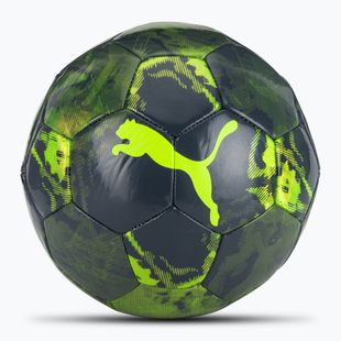 Minge de fotbal PUMA Cup Graphic yellow alert/green glare/galactic grey mărime 5
