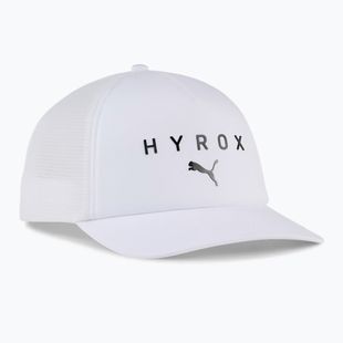 Șapcă cu cozoroc PUMA x HYROX Trucker albă