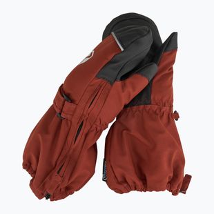 Mănuși de schi pentru copii ZIENER Lanup Aquashield AW Minis woody brown
