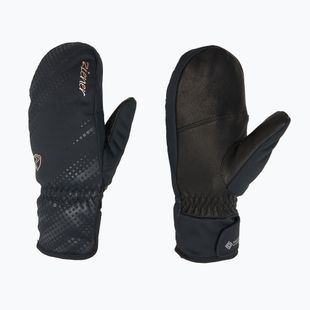 Mănuși de schi pentru femei ZIENER Karoia WS PR Mitten black/rose metallic
