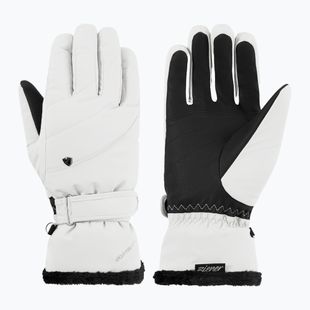 Mănuși de schi pentru femei ZIENER Keaka-Z Aquashield PR white