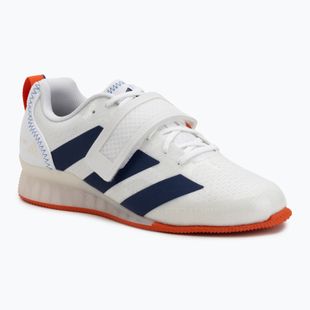 Încălțăminte de ridicare greutăți adidas Adipower Weightlifting III Footwear white/dark blue/royal blue