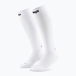 Șosete compresive pentru femei CEP Run Tall 5.0 white