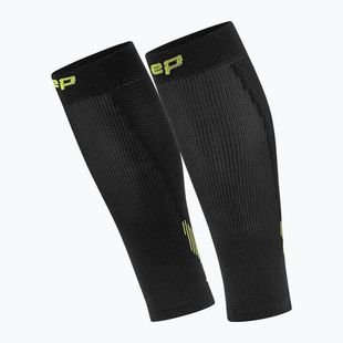 Benzi compresive de gambe pentru bărbați CEP Calf 5.0 black/lime