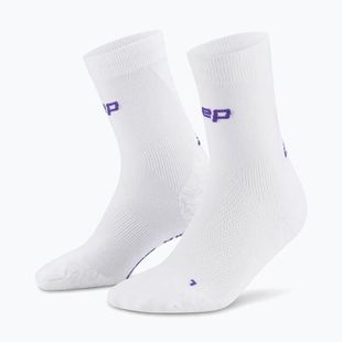 Șosete compresive pentru bărbați CEP Ultralight Mid Cut 4.0 white