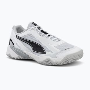 Încălțăminte de handbal pentru bărbați PUMA Solarstrike 4 puma white/puma black/silver