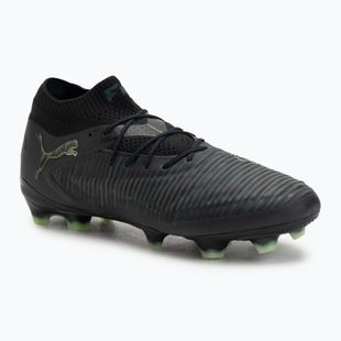 Încălțăminte de fotbal pentru bărbați PUMA Future 8 Ultimate FG puma black/fizzy light/green terrain
