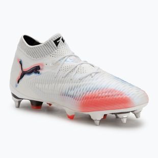 Încălțăminte de fotbal pentru bărbați PUMA Future 8 Ultimate MxSG puma white/puma black/glowing red