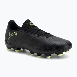 Încălțăminte de fotbal pentru bărbați PUMA Future 8 Play FG/AG puma black/fizzy light/green terrain