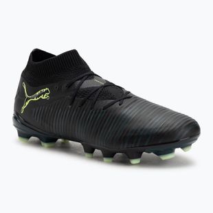 Încălțăminte de fotbal pentru bărbați PUMA Future 8 Pro FG/AG puma black/fizzy light/green terrain