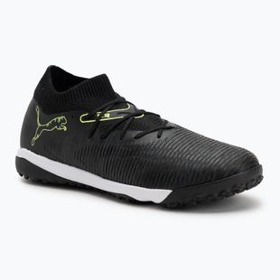 Încălțăminte de fotbal pentru bărbați PUMA Future 8 Match TT puma black/fizzy light/green terrain