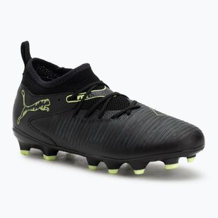 Încălțăminte de fotbal pentru copii PUMA Future 8 Match FG/AG Jr puma black/fizzy light/green terrain