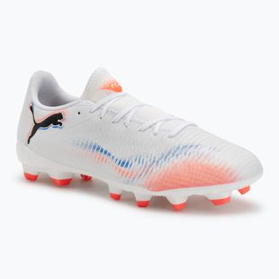 Încălțăminte de fotbal pentru bărbați PUMA Future 8 Play FG/AG puma white/puma black/glowing red