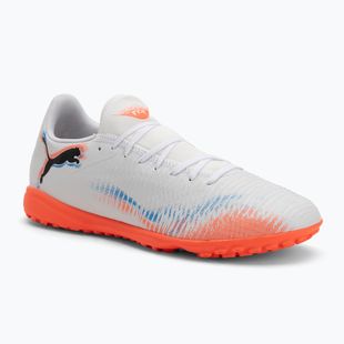 Încălțăminte de fotbal pentru bărbați PUMA Future 8 Play TT puma white/puma black/glowing red