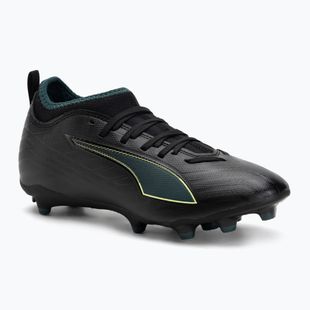 Încălțăminte de fotbal pentru copii  PUMA Ultra 6 Match FG/AG Jr puma black/fizzy light/green terrain