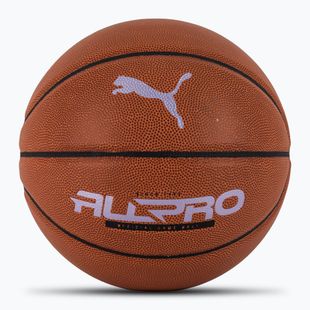 Minge de baschet PUMA teamJAWS All Pro Basketball leather brown/puma black mărime 7