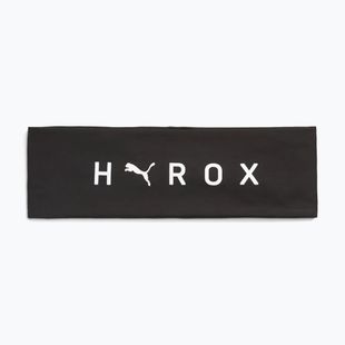 Banda pentru cap PUMA x HYROX Sweatband negru