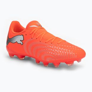 Încălțăminte de fotbal PUMA Future 9 Play FG/AG glowing red/puma white/puma black/puma silver