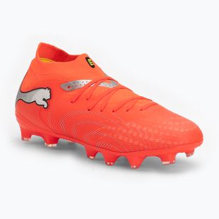 Încălțăminte de fotbal pentru copii PUMA Future 9 Pro FG/AG Jr glowing red/puma white/puma black/puma silver