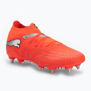 Încălțăminte de fotbal pentru bărbați PUMA Future 9 Pro MxSG glowing red/puma white/puma black/puma silver