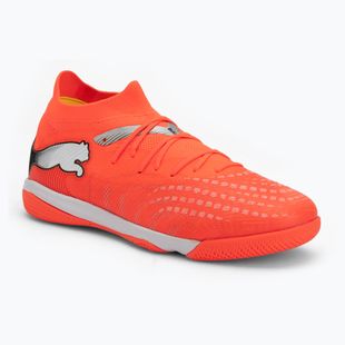Încălțăminte de fotbal PUMA Future 9 Match IT glowing red/puma white/puma black/puma silver