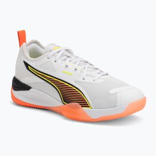 Încălțăminte de handbal PUMA Eliminate Nitro 4 Game On puma white/glowing red/ultra blue