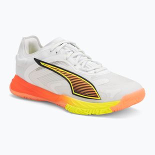 Încălțăminte de handbal PUMA Accelerate Nitro SQD 4 Game On puma white/glowing red/ultra blue
