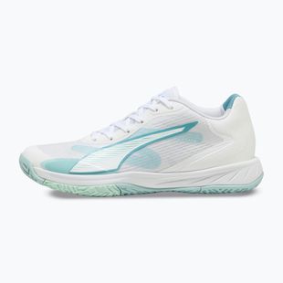 Încălțăminte de handbal PUMA Accelerate Pro 4 Game On puma white/baltic sea blue/fresh water