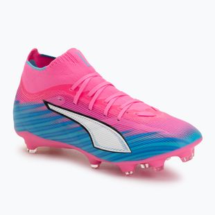 Încălțăminte de fotbal PUMA Ultra 6 Match + FG/AG poison pink/puma white/sun stream/bright aqua/puma black