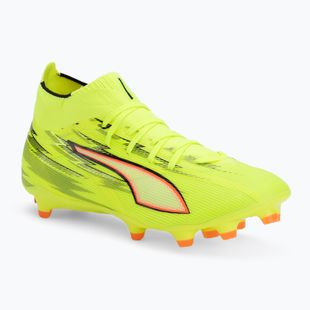 Încălțăminte de fotbal PUMA Ultra 6 Match + FG/AG yellow alert/puma black/glowing red/lime squeeze