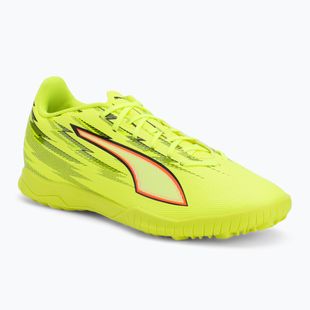 Încălțăminte de fotbal PUMA Ultra 6 Play TT yellow alert/puma black/glowing red/lime squeeze