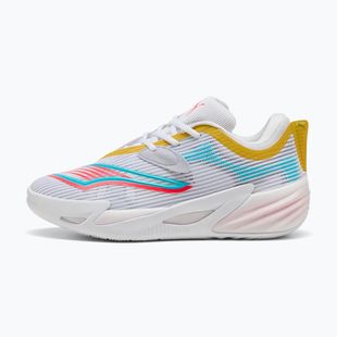 Încălțăminte de baschet PUMA All-Pro NITRO 2 puma white/sunblaze