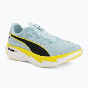 Încălțăminte de alergare pentru bărbați Puma Deviate Nitro Elite 4 Fresh Water/Lemon Crush/Puma Black