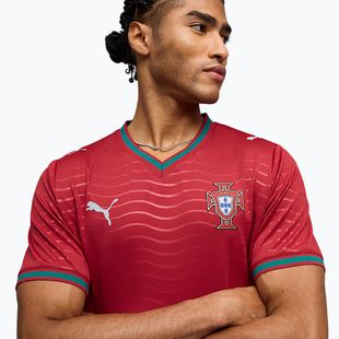 Tricou de fotbal pentru bărbați PUMA FPF Home Jersey Replica Club red/green