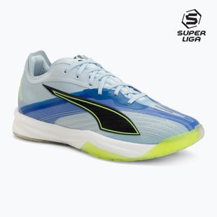 Încălțăminte de handbal PUMA Accelerate Nitro SQD 5 aqua glow/puma black/green glare/royal sapphire