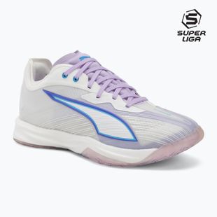 Încălțăminte de handbal PUMA Accelerate Nitro SQD 5 puma white/royal sapphire/light lavender