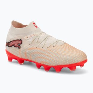 Încălțăminte de fotbal pentru copii PUMA Future 9 Pro FG/AG Jr sugared almond/puma white/ultra red/puma black