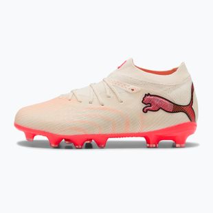 Încălțăminte de fotbal pentru copii PUMA Future 9 Pro FG/AG Jr sugared almond/puma white/ultra red/puma black