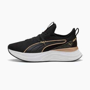 Încălțăminte pentru femei PUMA Softride Sabrina Polished Chrome puma black/puma white/puma gold