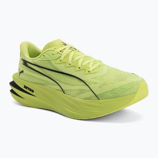 Încălțăminte de alergare pentru bărbați Puma Deviate Pure Nitro sunny lime/puma black